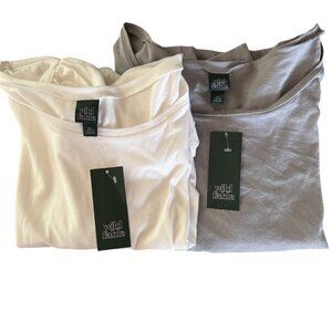Wild Fable- NWT TWO PACK!!! White & Gray Tops
